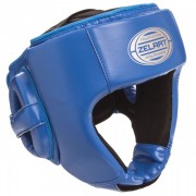 Шлем боксерский открытый ZELART (BO-1362) M Синий-серебряный