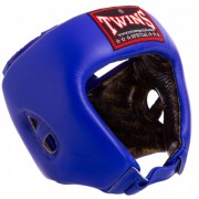 Шлем боксерский открытый кожаный TWINS (HGL8) S Синий