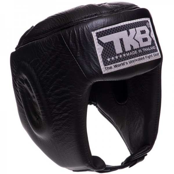 Шлем боксерский открытый кожаный TOP KING Super (TKHGSC) S Черный