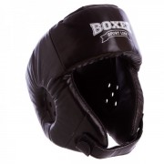 Шлем боксерский открытый кожаный BOXER (2027) M Черный