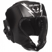 Шлем боксерский открытый ZELART (BO-1371) L Чёрный-белый