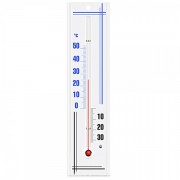 Термометр комнатный П-3 Стеклоприбор Бело-синий