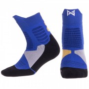 Шкарпетки спортивні SP-Sport (DML7501) розмір 42 синій-сірий-жовтий