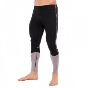 Компресійні штани тайтси для спорту LIDONG (LD-1205) 3XL Чорний сірий