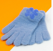Перчатки для девочек XS (арт. 21-25-31) синие