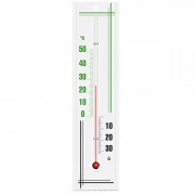 Термометр комнатный П-3 Стеклоприбор Бело-зеленый