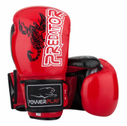 Боксерские перчатки PowerPlay 14 унций карбон Красный 3007