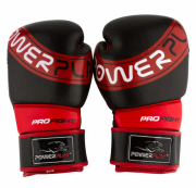Боксерские перчатки PowerPlay 10 унций Черно-красный 3023 А