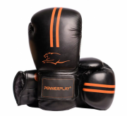 Боксерские перчатки PowerPlay 12 унций Черно-оранжевый 3016