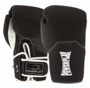 Боксерские перчатки PowerPlay 12 унций карбон Черно-белый 3011
