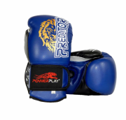 Боксерские перчатки PowerPlay 16 унций Синий 3006