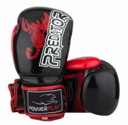 Боксерские перчатки PowerPlay 12 унций карбон Черный 3007