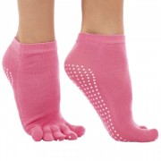 Носки для йоги с закрытыми пальцами Zelart FI-4945 размер 37 розовый