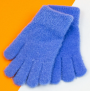 Перчатки для девочек S (арт. 21-25-29) синий