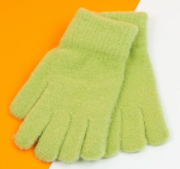 Перчатки для девочек S (арт. 21-25-29) зеленый