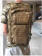 Военный тактический рюкзак Hoz на 36 л Койот.Армейский походный камуфляжный ранец