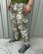 Военные тактические штаны Hoz пиксель XXL