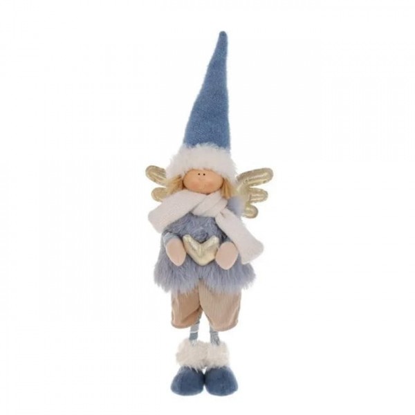 Фігурка м'яка новорічна Ангел Хлопчик 65 см. Flora 12955