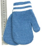 Детские перчатки для мальчика M - №18-5-52 голубой