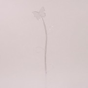 Подпорка для орхидей Бабочка прозрачная Flora 82092
