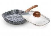 Сковорода з кришкою та гранітним покриттям Edenberg EB-3345 - 28x5.6 см