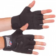 Перчатки для тяжелой атлетики SCHIEK SP-Sport BC-4928 р-р L Черный