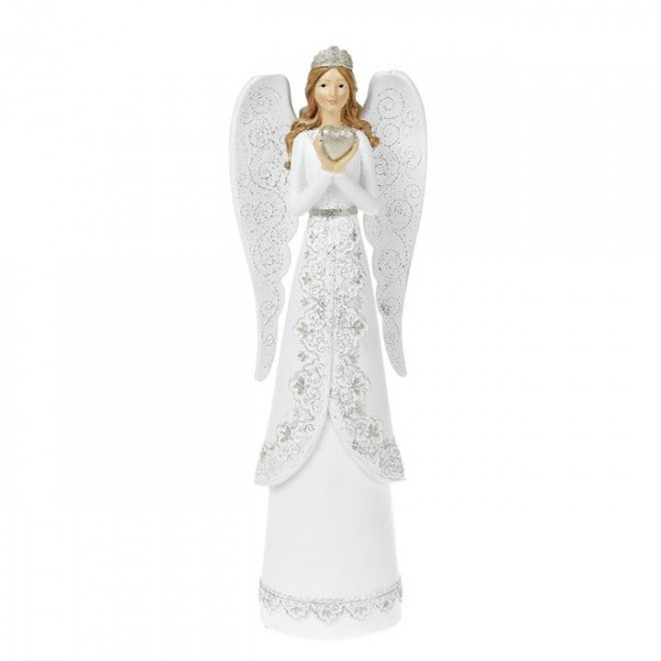 Фігурка новорічна Ангел 24.5 см. Flora 11239