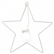 Декоративная звезда с LED-подсветкой 40 см. Flora 11297