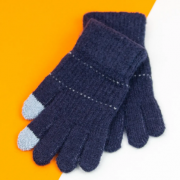 Перчатки для мальчиков для сенсорных телефонов S (арт. 21-7-20а) синий