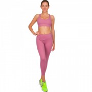 Комплект спортивний для фітнесу та йоги (лосини та топ) Zelart WX1170-CK1166 M рожевий