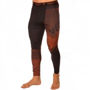 Компрессионные штаны тайтсы для спорта VNM (8236) L Черный-коричневый