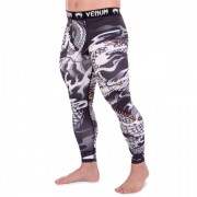 Компрессионные штаны тайтсы для спорта VNM DRAGONS FLIGHT (9606) M Черный-серый