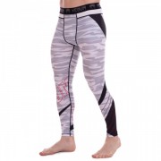 Компрессионные штаны тайтсы для спорта VNM (9620) L Черный-серый