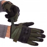 Перчатки тактические с усиленым протектором MECHANIX MPACT 3 (BC-4923) M оливковый