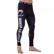Компрессионные штаны тайтсы для спорта VNM (CK38) L Черный-белый