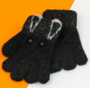 Перчатки для малышей  XS (арт. 21-7-2а) черный