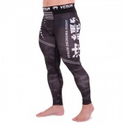 Компрессионные штаны тайтсы для спорта VNM OKINAWA (9604) M Черный-серый