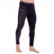 Компрессионные штаны тайтсы для спорта VNM LOGOS (CO-8221) XL Черный