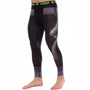 Компрессионные штаны тайтсы для спорта VNM TECHNICAL 2.0 (CO-8233) L Черный-салатовый