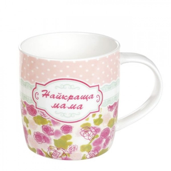 Чашка Flora фарфорова Мама 0,38 л. 31908
