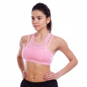 Топ для фитнеса и йоги Zelart CO-9008 L розовый