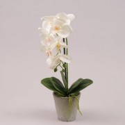 Искусственная Орхидея в горшке Flora 43 см. 72679