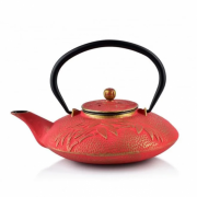 Чайник чавунний заварювальний Flora ALOR RED&GOLD 0.8 л. 35420