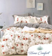 Комплект постільної білизни Home comfort мікс квітів бавовна арт. 9983035 SN