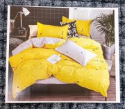 Комплект постельного белья Luna Home полуторный звездочка желтый хлопок арт. 9984766
