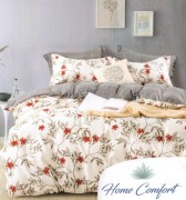 Комплект постільної білизни Home comfort двоспальне мікс кольорів бавовна арт. 9983035 DV