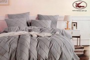 Комплект постельного белья KOLOCO двуспальный циркон фланель/хлопок арт. 06-206-4