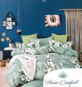 Комплект постільної білизни Home comfort двоспальне мікс кольорів бавовна арт. 9983029 DV