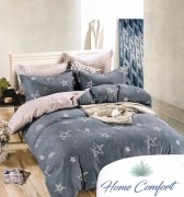 Комплект постельного белья Home comfort двуспальный  микс цветов хлопок арт. 9983038 DV