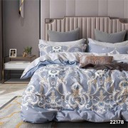 Комплект постельного белья Viluta двуспальный Вензель цветной ранфорс арт. 22178